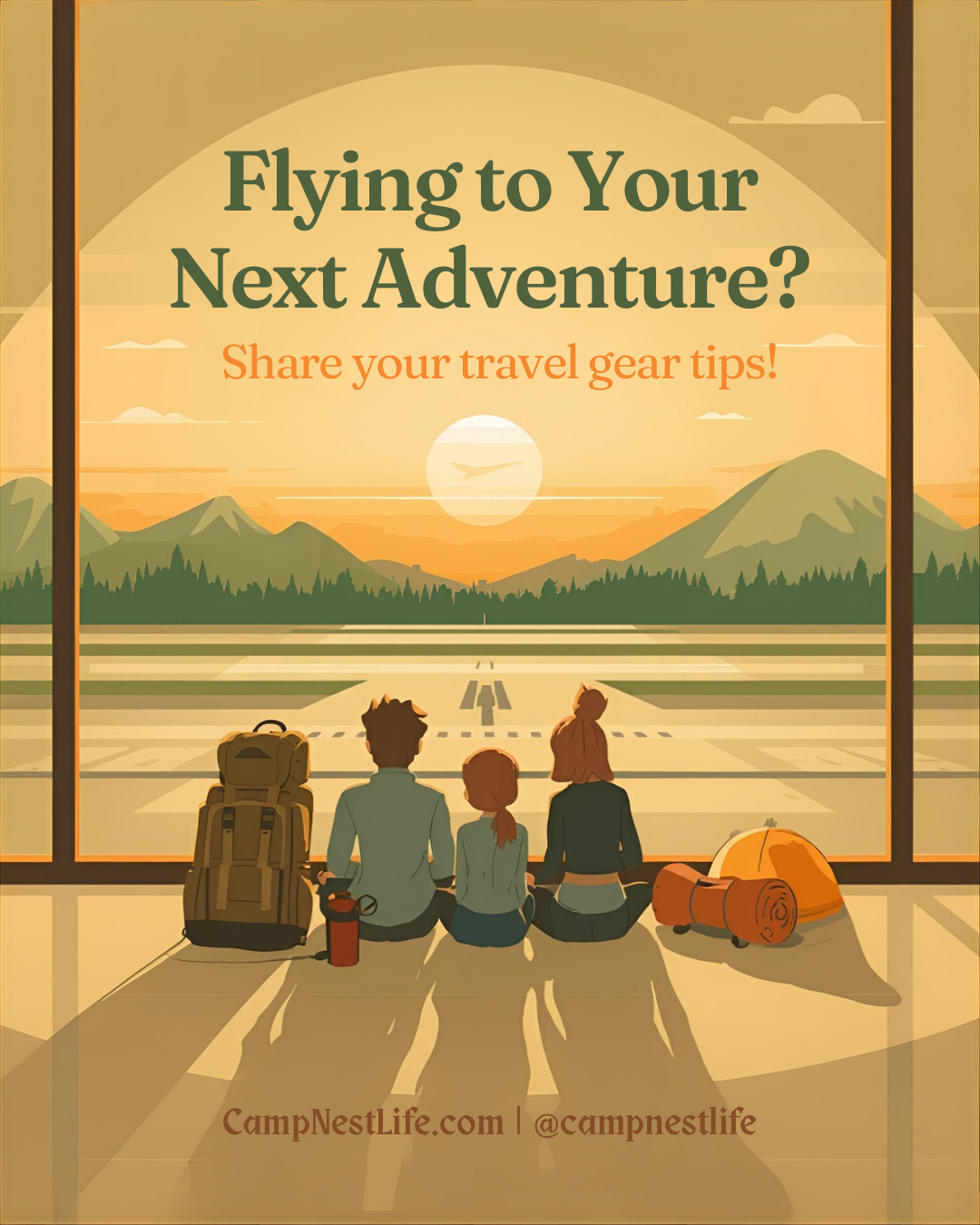 Flying with Camping Gear – Tips for Families on the Go